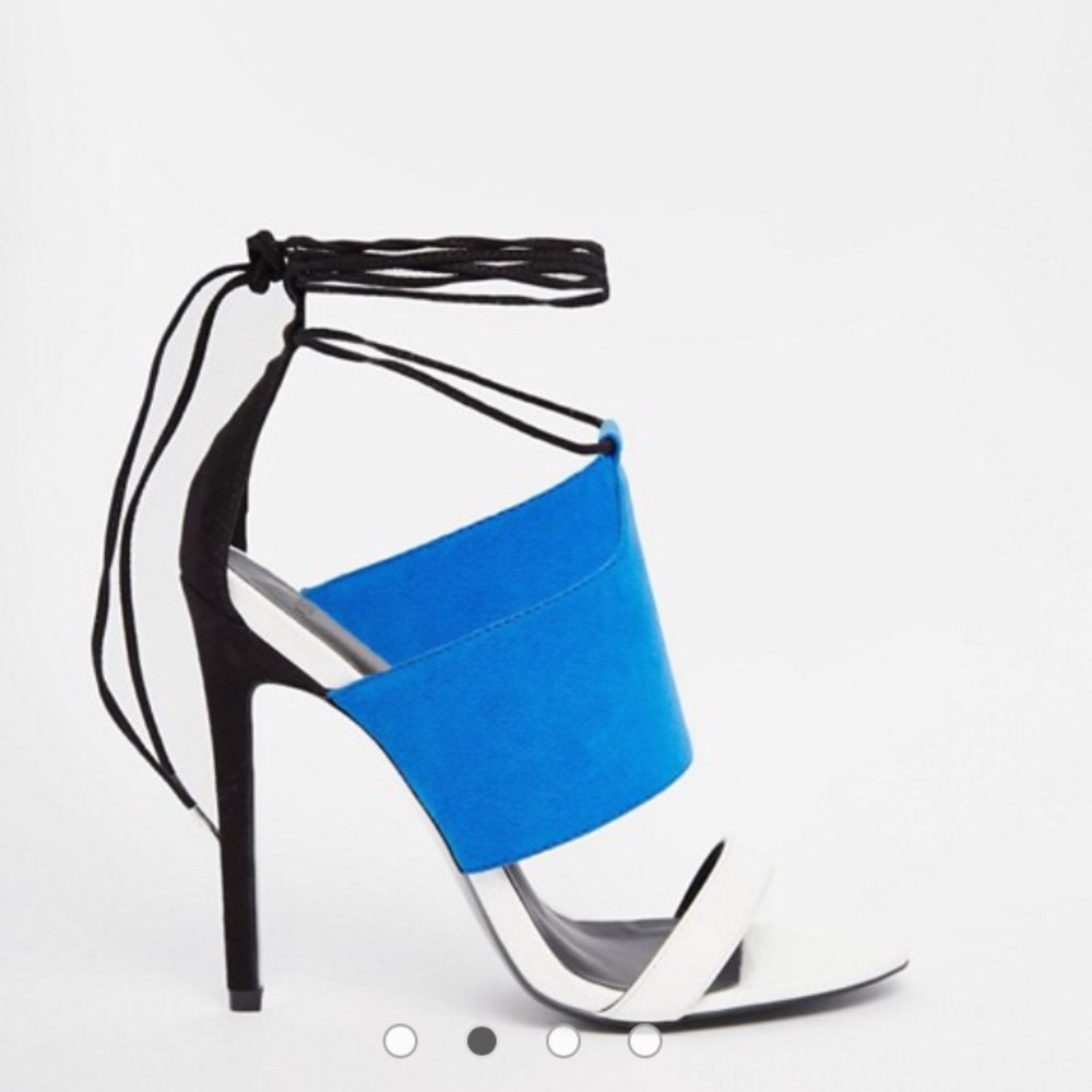Brand New - ASOS Lace Up Heeled Sandals
